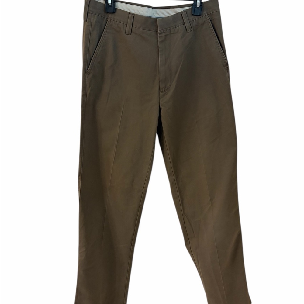 Haggar Co. Straight Brown Khakis 33x32